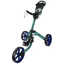 FastFold Mission 5.0 Trolley - Navy Wheels -Elite Golf Gear 14cyehdyhtm