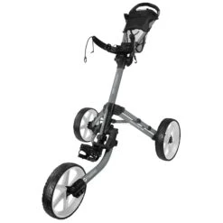 FastFold Mission 5.0 Trolley - White Wheels -Elite Golf Gear 231ztyisdka