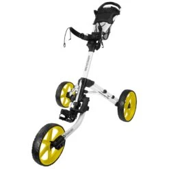 FastFold Mission 5.0 Trolley - Yellow Wheels -Elite Golf Gear 43hmu2i4y3q