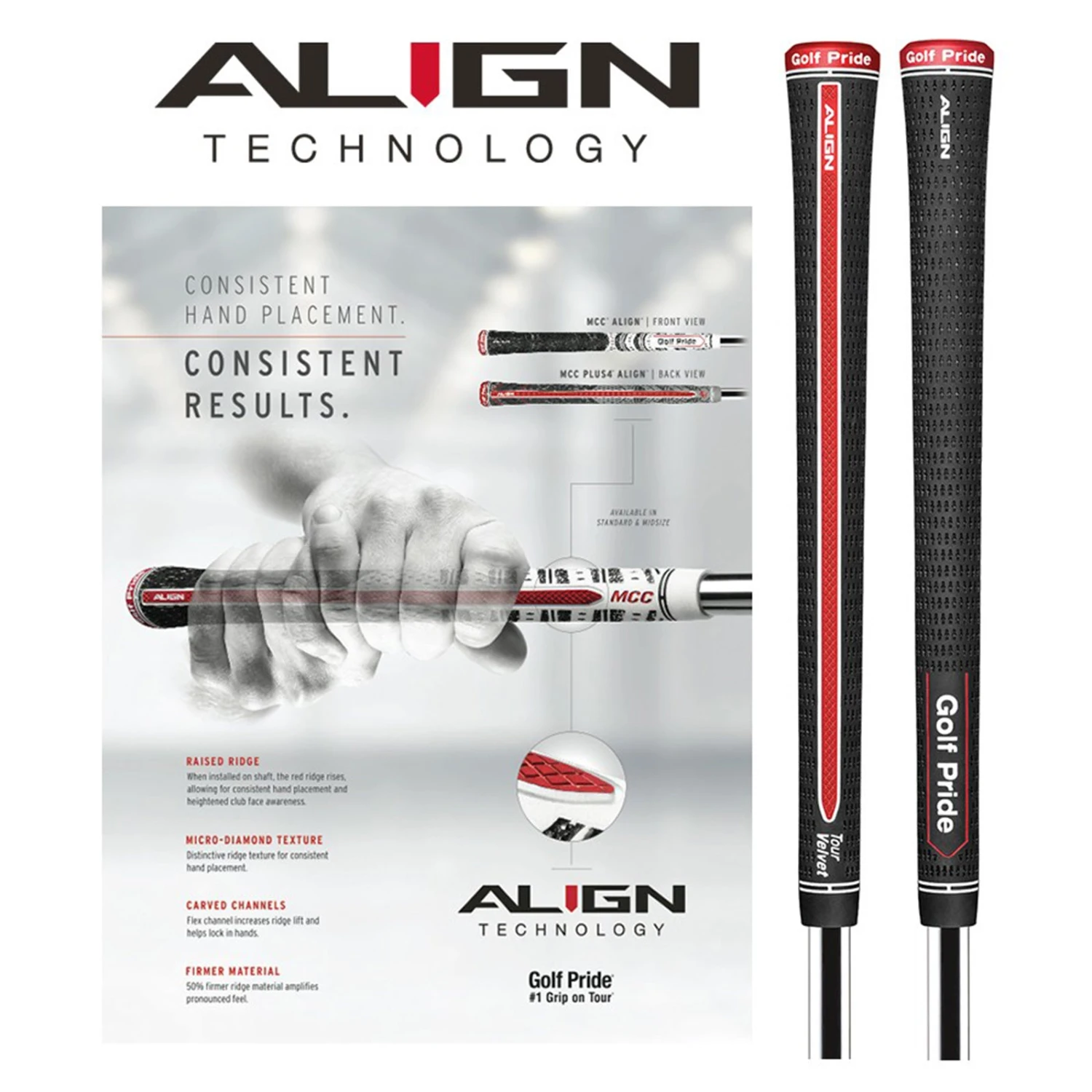 Golf Pride Tour Velvet Align Club Grip