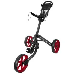 FastFold Mission 5.0 Trolley - Red Wheels -Elite Golf Gear a2ufk4fzscs