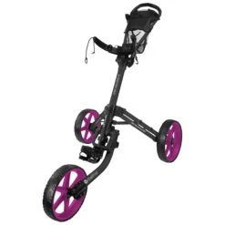 FastFold Mission 5.0 Trolley - Fuchsia Wheels -Elite Golf Gear b5vk0rd2k3b