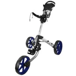 FastFold Mission 5.0 Trolley - Navy Wheels -Elite Golf Gear bm2svbsywod
