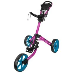 FastFold Mission 5.0 Trolley - Aqua Wheels -Elite Golf Gear btovd1wzgln