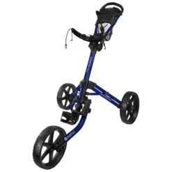FastFold Mission 5.0 Trolley - Black Wheels -Elite Golf Gear ddmg1s3avhp