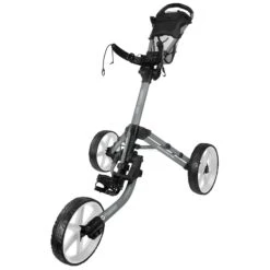 FastFold Mission 5.0 Trolley - White Wheels -Elite Golf Gear e1q31h4z5ow