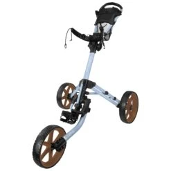 FastFold Mission 5.0 Trolley - Gold Wheels -Elite Golf Gear ejp1jdcrt53