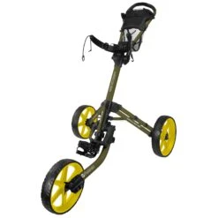 FastFold Mission 5.0 Trolley - Yellow Wheels -Elite Golf Gear hzve1xhhoda