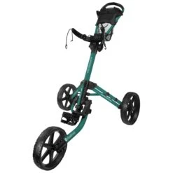 FastFold Mission 5.0 Trolley - Black Wheels -Elite Golf Gear isog0al4wew