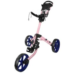 FastFold Mission 5.0 Trolley - Navy Wheels -Elite Golf Gear kwbauazzqvm