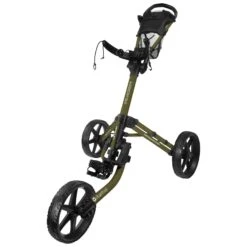 FastFold Mission 5.0 Trolley - Black Wheels -Elite Golf Gear oyrtrlab0fx