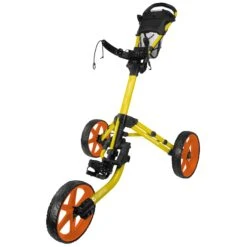 FastFold Mission 5.0 Trolley - Orange Wheels -Elite Golf Gear q2ebals41yw
