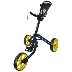 FastFold Mission 5.0 Trolley - Yellow Wheels -Elite Golf Gear qu50ppi13ux