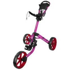 FastFold Mission 5.0 Trolley - Red Wheels -Elite Golf Gear uppzdcjg3ul