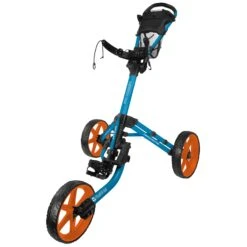 FastFold Mission 5.0 Trolley - Orange Wheels -Elite Golf Gear vdnraehms01