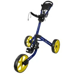FastFold Mission 5.0 Trolley - Yellow Wheels -Elite Golf Gear vmqdajtichm