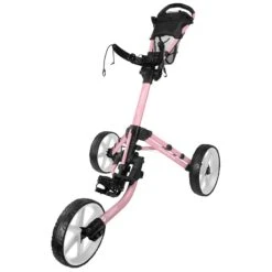 FastFold Mission 5.0 Trolley - White Wheels -Elite Golf Gear wdjfturiper