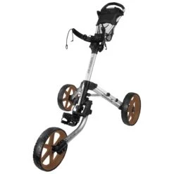 FastFold Mission 5.0 Trolley - Gold Wheels -Elite Golf Gear wn2jimoqn0k