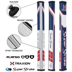 SuperStroke Traxion Flatso Putter Grips -Elite Golf Gear wtyoihzgsif