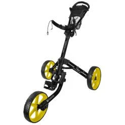 FastFold Mission 5.0 Trolley - Yellow Wheels -Elite Golf Gear wutd1lu4yh5