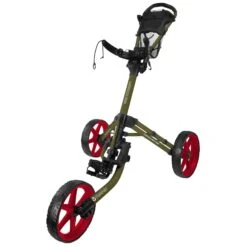 FastFold Mission 5.0 Trolley - Red Wheels -Elite Golf Gear z142lo0dxf5