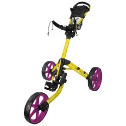 FastFold Mission 5.0 Trolley - Fuchsia Wheels -Elite Golf Gear zswlnemxvfs